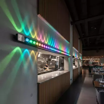 Аренда Светодиодный бар RGB 24х3W в ресторане «Баран-Рапан» — ART SPACE