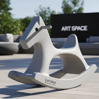 Аренда Лошадка качалка детская пластиковая Pony в санатории «Сочи» — ART SPACE