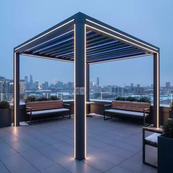 Аренда Пергола металлическая SKYPergs Plus 3х4 м в ресторане «Магадан» — ART SPACE