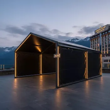 Аренда Монтаж шатра в Golden Tulip Rosa Khutor — ART SPACE