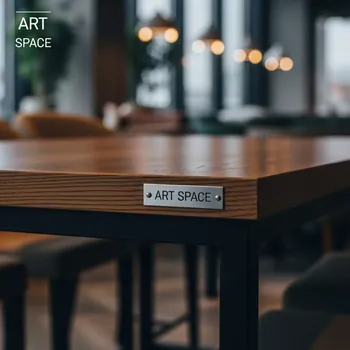 Аренда Стол Лофт 69 1400х800 ЛДСП Дуб Галифакс табак в ресторане «Магеллан» — ART SPACE