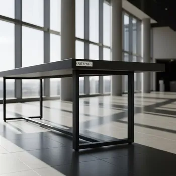 Аренда Стол банкетный Amsterdam Loft 180 black в отеле «Богатырь» — ART SPACE
