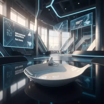 Аренда Блюдо фарфоровое белое Лист 150х110 мм в Red Arena — ART SPACE