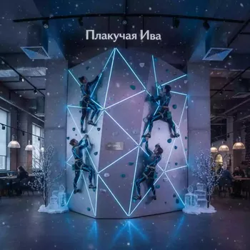 Аренда Скалодром командный Галактика в ресторане «Плакучая Ива» — ART SPACE