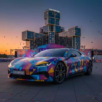 Аренда Печать на автомобиль в Сочи Парк Отеле — ART SPACE