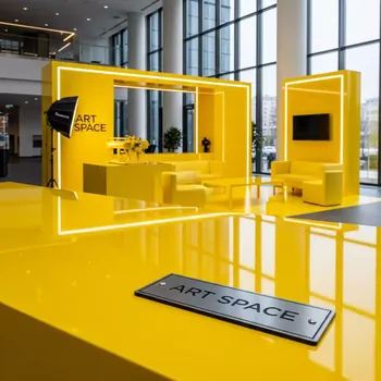Аренда Пленка самоклеящаяся Foletti F021 G желтая глянцевая в Mövenpick Hotel — ART SPACE
