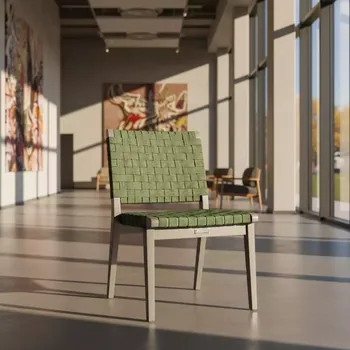 Аренда Стул плетеный MIL CH 001 RAL7035 SH mel green H gray в Bridge Resort — ART SPACE