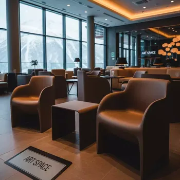Аренда Комплект на 2 персоны Royal Family LANA LUX XS коричневый пластик в Radisson Hotel Rosa Khutor — ART SPACE