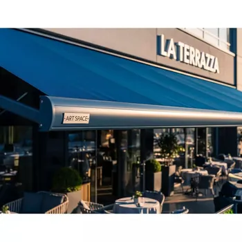 Аренда Навеса прямоугольного Hopper Shade 300 в ресторане «La Terrazza» — ART SPACE