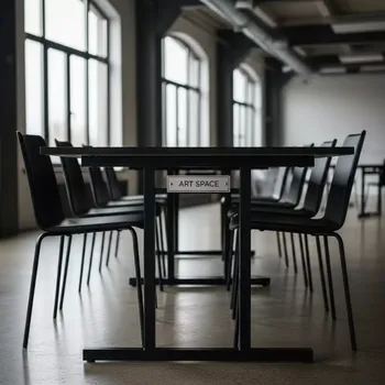 Аренда Стол банкетный Eames style black черный в Sport Inn Hotel & Wellness — ART SPACE