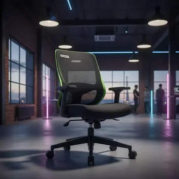 Аренда Кресло College BX 3760 black green на территории Морпорта Сочи — ART SPACE