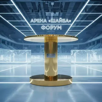 Аренда Подстолье 3070 золотое в ледовой арене «Шайба» — ART SPACE