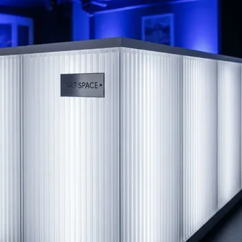 Аренда Стойка пластиковая барная светящаяся Cordiale Lighting в Gamma Sirius — ART SPACE