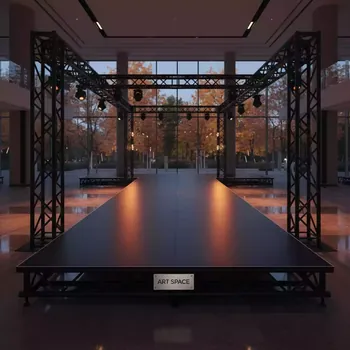 Аренда Сцена односкатная 6х4 черная в Radisson Collection Paradise — ART SPACE