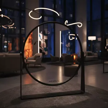 Аренда Зеркало круглое диаметр 35 см в Mövenpick Hotel — ART SPACE