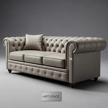 Аренда Диван Chester SILVER COLLECTION трехместный на пляже «Мандарин» — ART SPACE