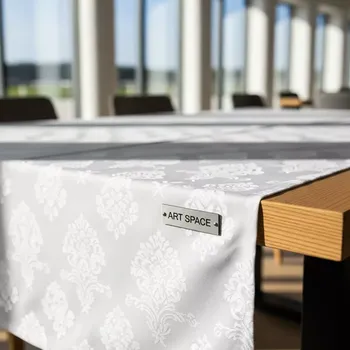 Аренда Скатерть журавинка цветок белая 1850х1450 в Sport Inn Hotel & Wellness — ART SPACE