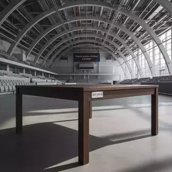 Аренда Стол обеденный квадратный DECO шоколад в Ледовом дворце «Айсберг» — ART SPACE