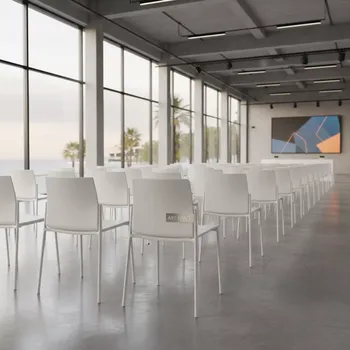 Аренда Стулья для конференции белые в Pullman Sochi Centre — ART SPACE