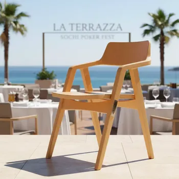 Аренда Стул складной Compact береза в ресторане «La Terrazza» — ART SPACE