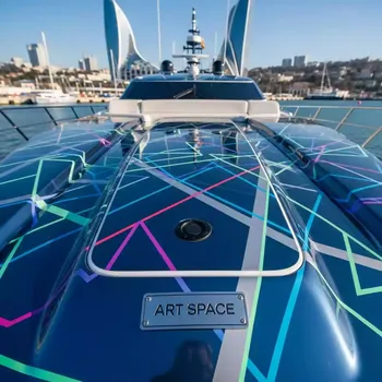 Аренда Плоттерная пленка Oracal 641 60 1x50 м на VIP теплоходе (Морпорт Сочи) — ART SPACE