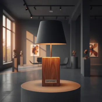 Аренда Лампа Sala 28 см антрацит натуральный тик в Cosmos Sochi Hotel — ART SPACE