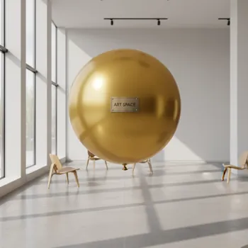 Аренда Шар с гелием золотой 45 см в Gamma Sirius — ART SPACE