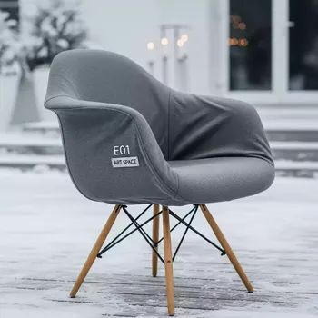 Аренда Чехол E01 для стула Eames серый в Alpha Sirius — ART SPACE
