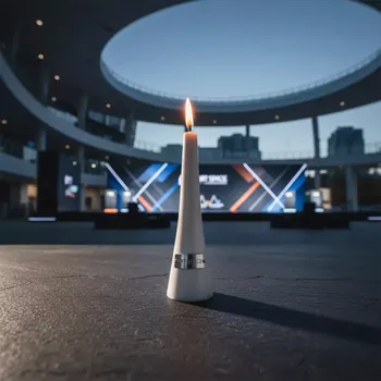 Аренда Подсвечник белый 21 см IKEA в санатории «Сочи» — ART SPACE