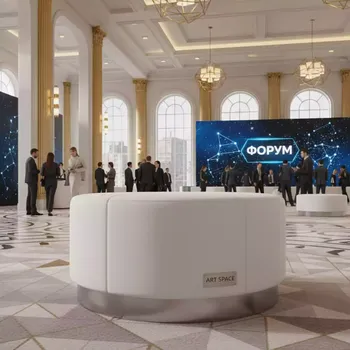 Аренда Пуф Barrel White белый в Alpha Sirius — ART SPACE