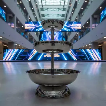 Аренда Ваза 3 ярусная из нержавеющей стали глубокая в Imeretinskiy Hotel — ART SPACE