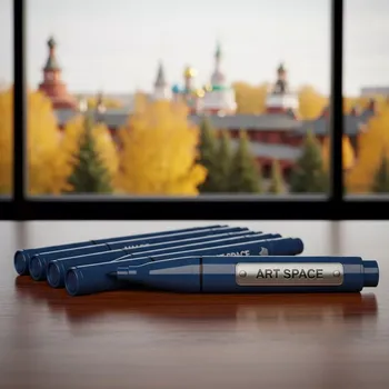Аренда Набор синих маркеров Magnetoplan Board Flipchart Marker в этно-парке «Моя Россия» — ART SPACE