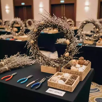 Аренда Мастер класс пасхальные венки в отеле Radisson Lazurnaya — ART SPACE