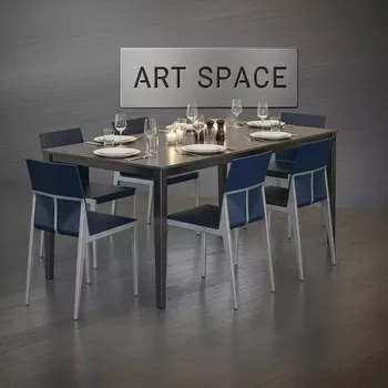 Аренда Комплект мебели из металла Geraldine 6 в ресторане «La Terrazza» — ART SPACE