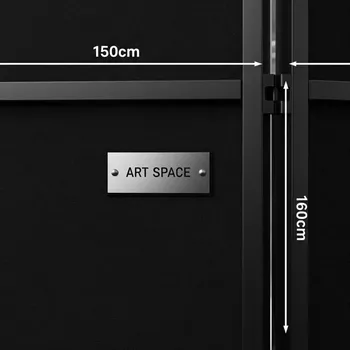 Аренда Ширма оксфорд черная 150х160 см в пляжном комплексе VinoGrad — ART SPACE