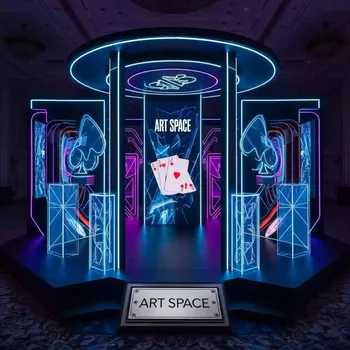 Аренда Декорации в стиле казино в Radisson Collection Paradise — ART SPACE