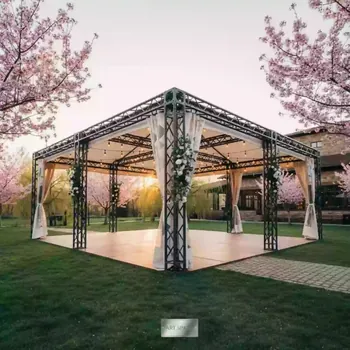 Аренда Шатер прямоугольный 8х4 м 32 м² в ресторане «Плакучая Ива» — ART SPACE