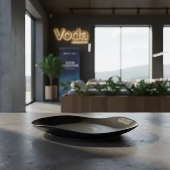 Аренда Тарелка Fiji черная 24х22 см в ресторане «Voda» — ART SPACE