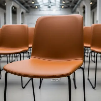 Аренда Стул Albert капучино кожа в МФК «Горный» — ART SPACE