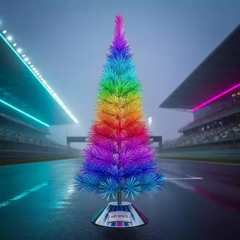 Аренда Ель искусственная радуга на Сочи Автодроме — ART SPACE