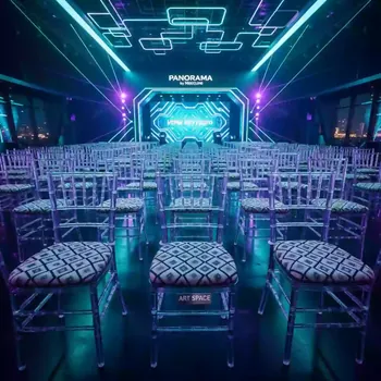 Аренда Подушка на стул Chiavari 3 см жаккард ромб в Panorama by Mercure — ART SPACE