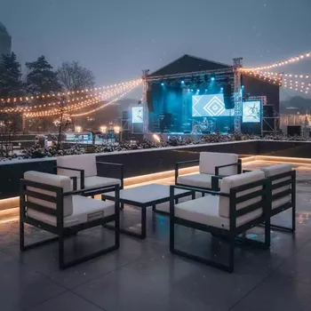 Аренда Мебельная группа Voglie белый антрацит в City Park Hotel Sochi — ART SPACE