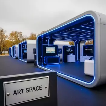 Аренда Шатры для интерактива в санатории «Металлург» — ART SPACE
