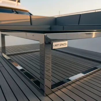 Аренда Стол журнальный Insignia Silver 120х60 см на VIP-яхте (Имеретинский порт) — ART SPACE