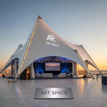 Аренда Шатер Кайт выставочный 12х18 в отеле Radisson Lazurnaya — ART SPACE