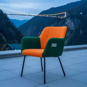 Аренда Стул Тони шенилл Ontario band jaffa orange Niagara green в Skypark Sochi — ART SPACE
