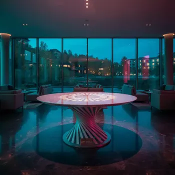 Аренда Стол Cyclon белый в Karat Resort — ART SPACE