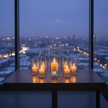 Аренда Комплект подсвечников Glass в Panorama by Mercure — ART SPACE