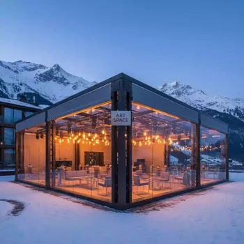 Аренда Шатер павильон 30х30 в Radisson Hotel Rosa Khutor — ART SPACE