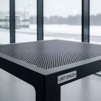 Аренда Стол пластиковый Sky Table 70 черный 700х700х740 мм в Gamma Sirius — ART SPACE